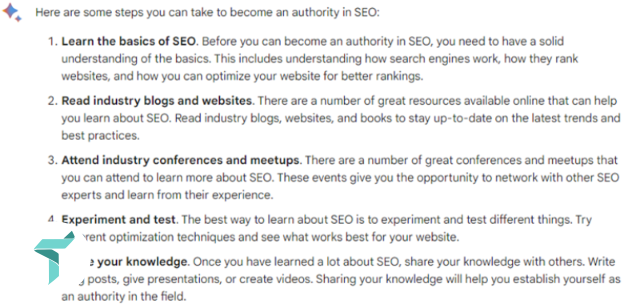 Become an SEO Authority Bard